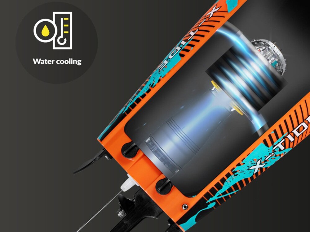 Łódź zdalnie sterowana OVERMAX X-Tide funkcja Smart Water Start, wydajny system chłodzenia silnika