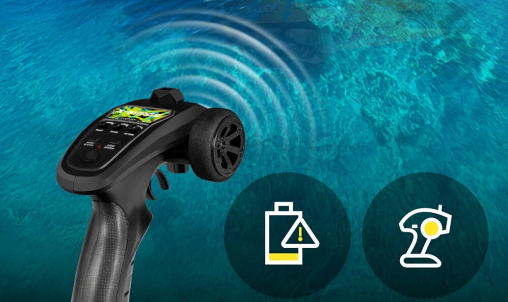 Łódź zdalnie sterowana OVERMAX X-Tide regulacja prędkości, ograniczenie, dla młodszych uzytkowników