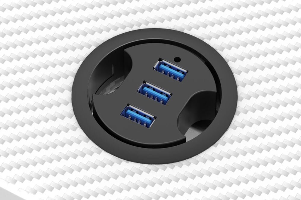 Biurko HUZARO Hero 2.5 wloty na przewody