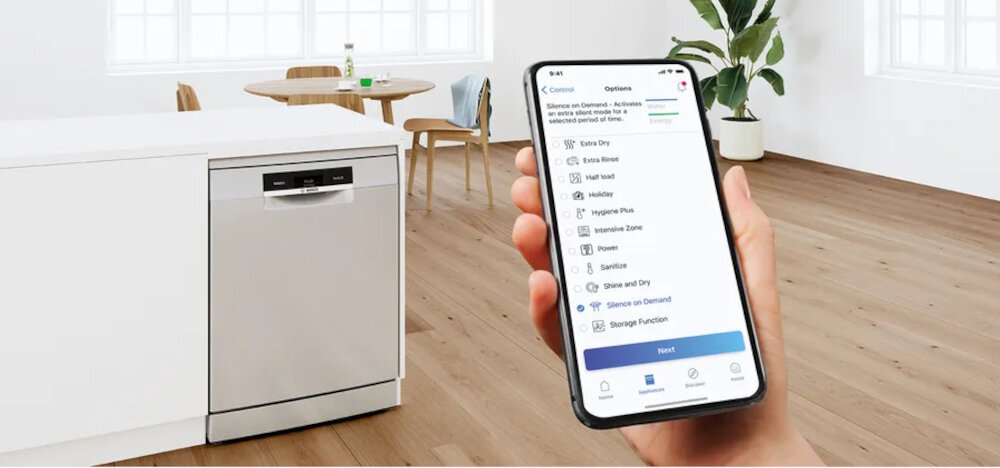 Zmywarka BOSCH SPV4EMX24E energia podlaczenia aplikacja