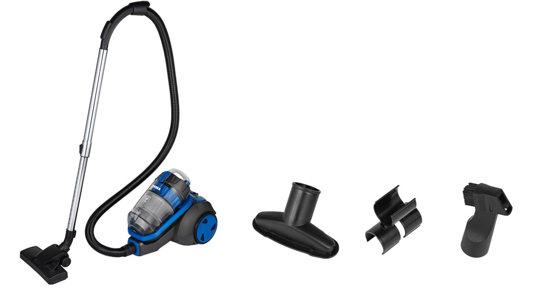 Odkurzacz TESLA AeroStar T500 zestaw wyposazenie akcesoria komplet koncowka do tapicerki ssawko-szczotka dywano-podlogowa rura teleskopowa waz ssacy instrukcja obslugi karta gwarancyjna