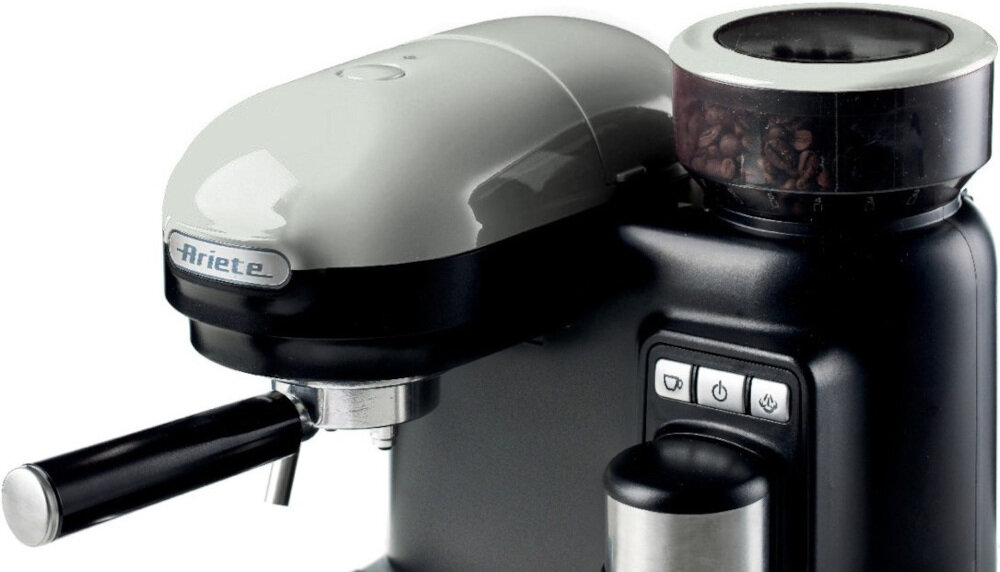 Ekspres ARIETE Moderna 1318/01 Parametry, które robią różnicę ciśnienie moc kawa aromat napój esencjonalny i zbalansowany