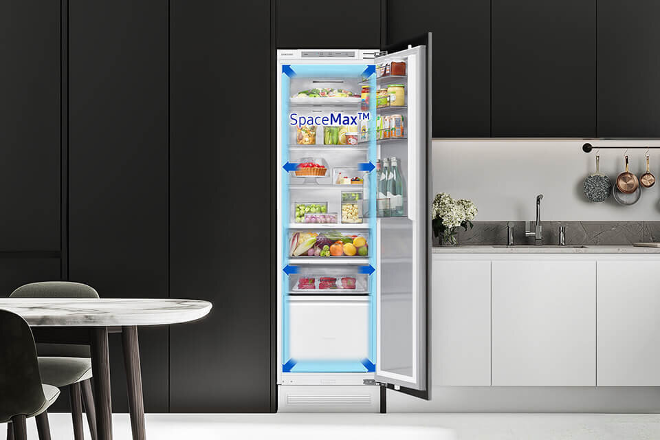 brd27713eww lodówka do zabudowy z technologią SpaceMax