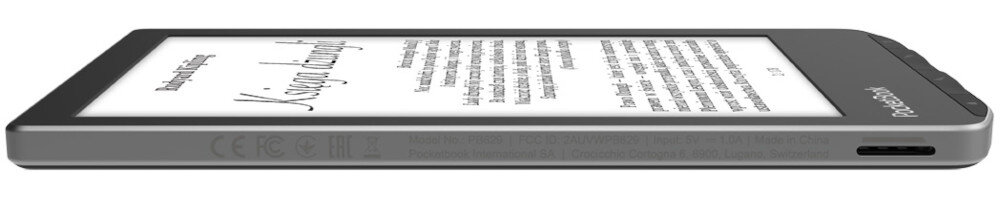 Czytnik E-Booków POCKETBOOK Verse 629 Szary pamięć pojemność sklep formaty karty pamięci