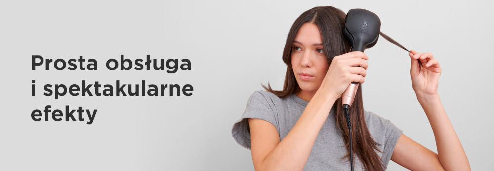 Lokówka automatyczna BABYLISS Air Wave Secret C1900E automatyczne tworzenie fal i loków zamknięcie pokrywy wciągnięcie łosów ceramiczna komora podgrzanie uformowanie idealny kształt większe partie włosów dłuższe pasma