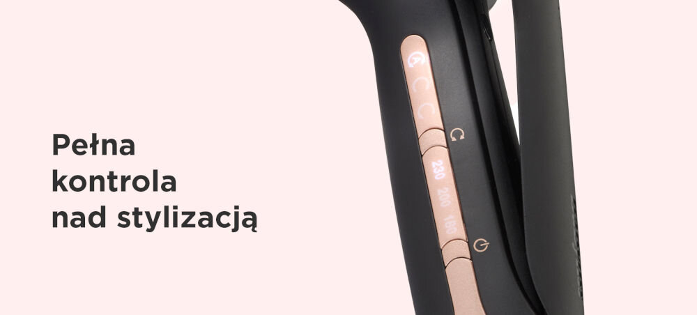 Lokówka automatyczna BABYLISS Air Wave Secret C1900E wybór kierunku kręcenia włosów różnorodne efekty efektywne loki subtelne fale trzy precyzyjne ustawienia temperatury dostosowanie ciepła doskonałe rezultaty