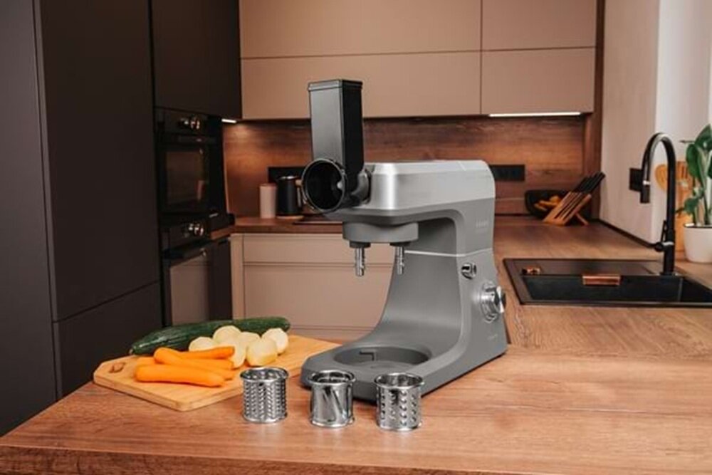Robot kuchenny planetarny CONCEPT Dough Expert RM6000 tarka z 3 nasadkami, szybkie tarcie składników, ułatwienie pracy, równomierne efekty