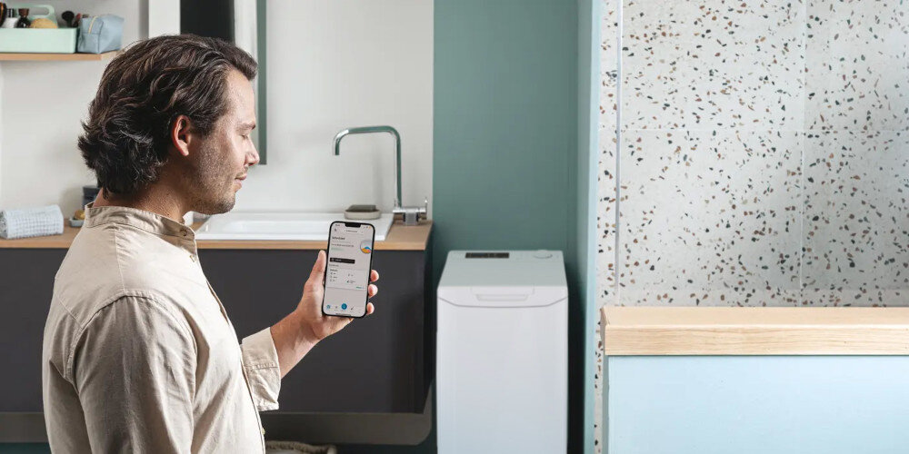 PRALKA CANDY TCA483D2-S PROWASH Aplikacja hOn smartfon 60 programów delikatne tkaniny