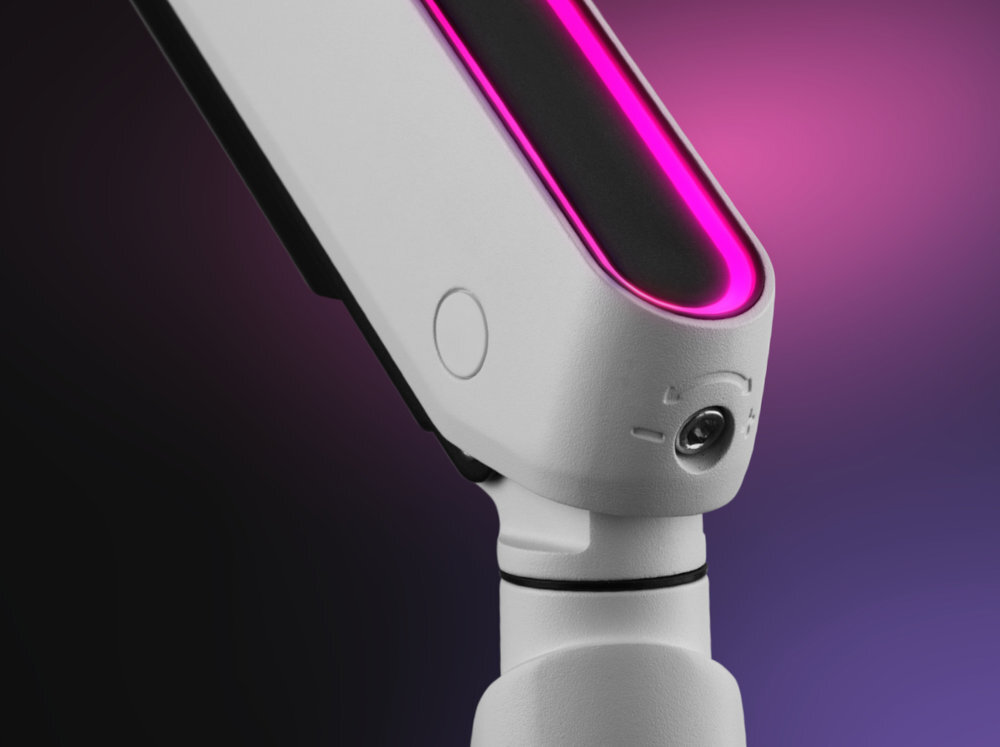 ONE FOR ALL DM8120 Regulacja napięcia siłę podparcia do wagi monitora grania oraz pracy przy biurku - zbliżenie na regulację 