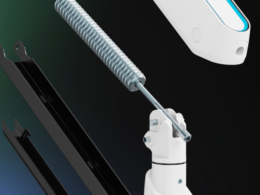 ONE FOR ALL DM8120 One For All płynną i precyzyjną regulację wytrzymałemu systemowi sprężyn mechanicznych regulacji napięcia różnych rozmiarów i wag monitorów - zdjęcie spreżyny