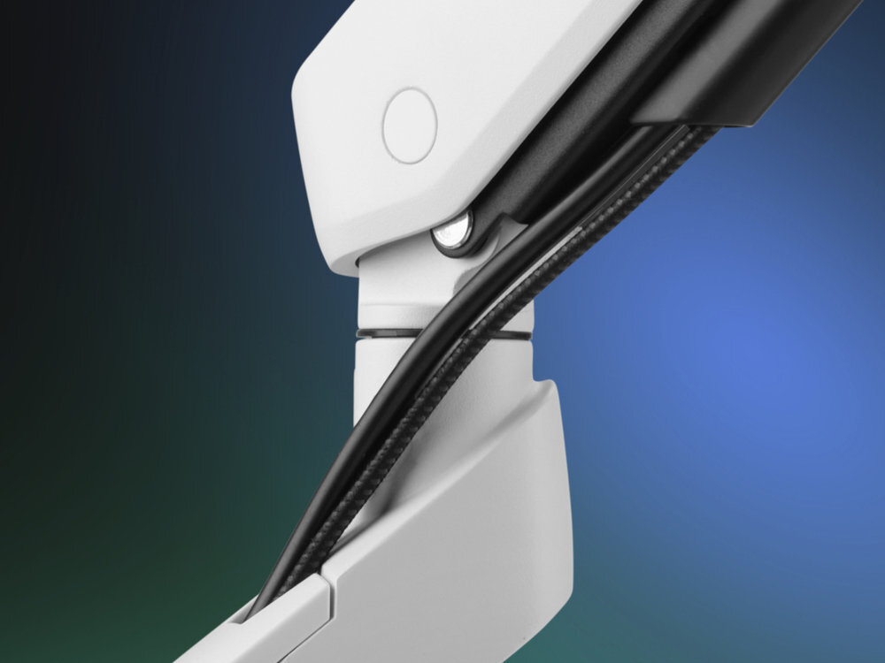 ONE FOR ALL DM8220 Zintegrowany system zarządzania kablami ukryć przewody i ograniczyć bałagan na biurku pracy lub gamingowe schludny, uporządkowany wygląd, - przelotki na uporządkowanie kabli