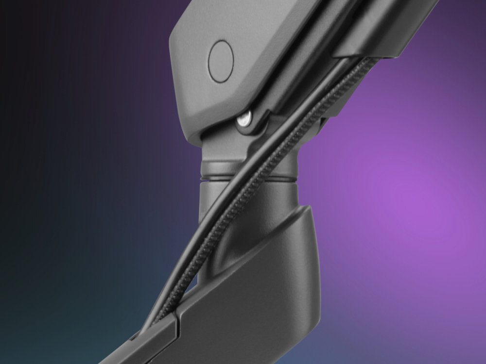 ONE FOR ALL DM8110 Zintegrowany system zarządzania kablami ukryć przewody i ograniczyć bałagan na biurku pracy lub gamingowe schludny, uporządkowany wygląd, - przelotki na uporządkowanie kabli