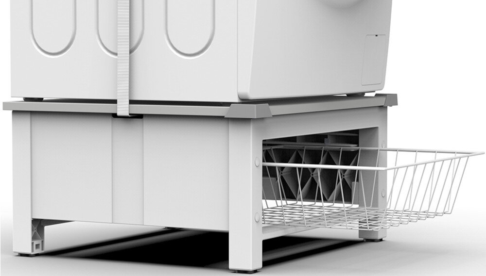 PODSTAWA POD PRALKĘ MELICONI BASE SPACE BASKET nóżki antypoślizgowe stabilność wypoziomowanie
