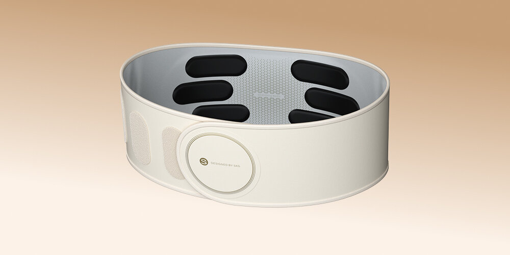 Elektrostymulator SKG GS300 Wiele dni bez ładowania bateria pojemność czas pracu czas ładowania Wygodny pilot z komunikatem głosowym 