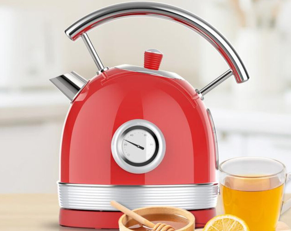 Czajnik CECOTEC ThermoSense 420 Vintage Zielony Wysoka jakoś stal nierdzewna wykonanie Materiały wolne od BPA i toksyn ochrona naturalny smak i aromat