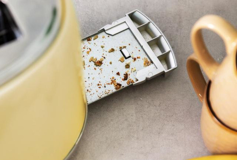 Toster CECOTEC Toast&Taste 1600 Retro Double Beżowy Porządek na blacie Automatyczne wysuwanie tostówTacka na okruchy  antypoślizgowa podstawa schowek na przewód 