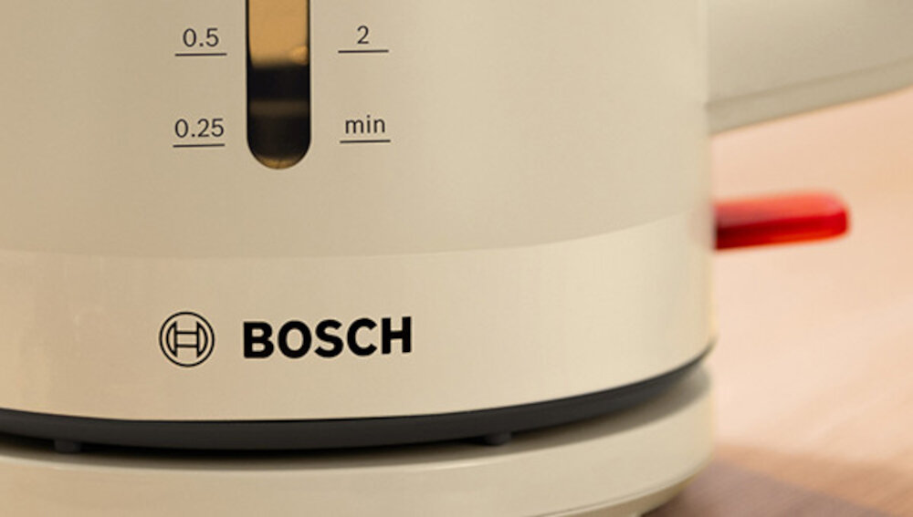 Czajnik BOSCH MyMoment TWK3M127 potrójne zabezpieczenie bezpieczeństwo użytkowania automatyczne wyłączenie