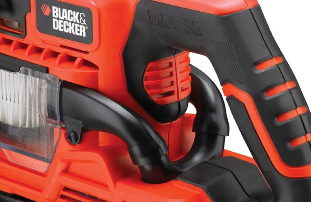 Szlifierka oscylacyjna BLACK DECKER KA330EKA QS Duosand Wysokiej jakości urządzenie Wydajne szlifowanie