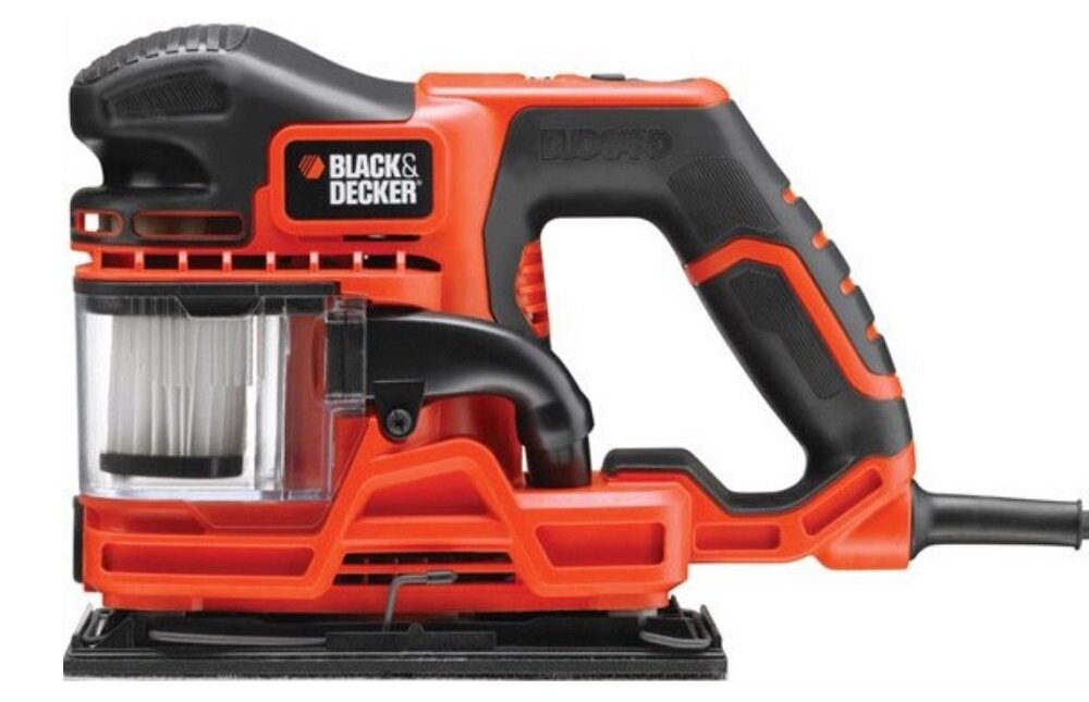 Szlifierka oscylacyjna BLACK DECKER KA330EKA QS Duosand Najbardziej wytrzymała w swojej klasie