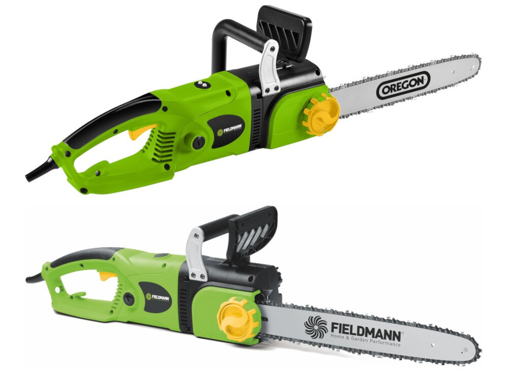 Piła elektryczna FIELDMANN FZP 2020-E w zestawie łańcuch tnący prowadnica instrukcja obsługi w języku polskim karta gwarancyjna