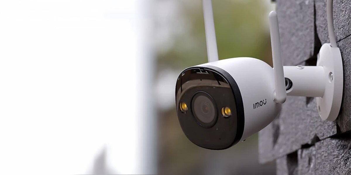 Kamera IMOU Bullet 2E 5MP Zewnętrzna, Wi-Fi / LAN, przetwornik, rozdzielczość, obiektyw, zmiennoogniskowy, kamera zamontowana do ściany budynku z okablowaniem