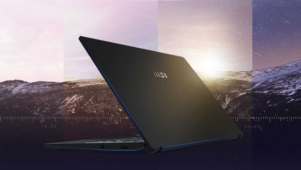 Laptop MSI Prestige 14 Evo - bateria