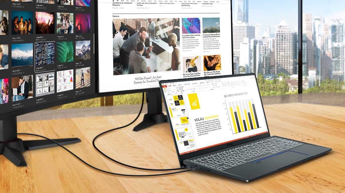 Laptop MSI Prestige 14 Evo - Thunderbolt 4