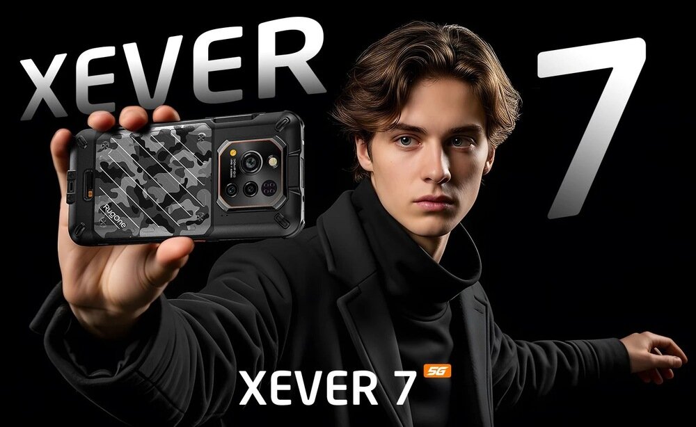 Smartfon RUGONE Xever 7 wytrzymałość mobilna teren