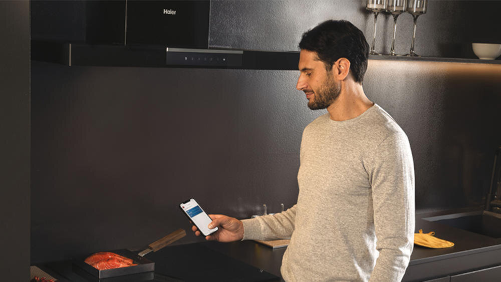 HAIER HA2MTSJ58MB1 styl gotowanie wskazówki ustawienia inteligentne przepisy przewodnik poziom zdalne sterowanie
