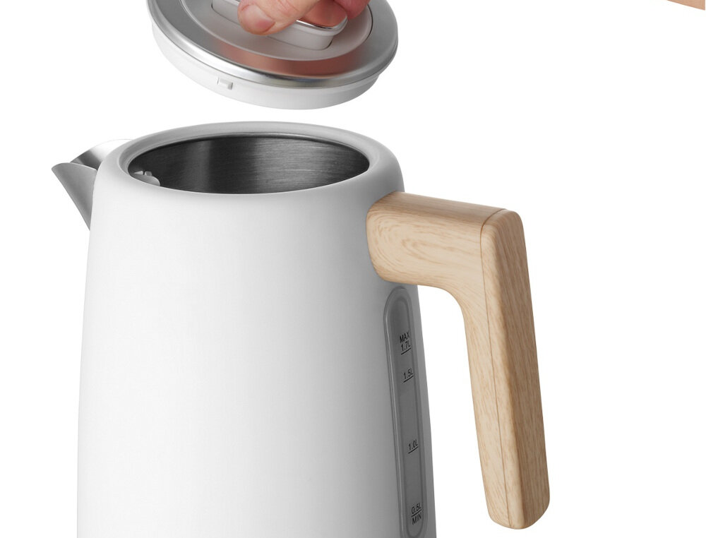 Czajnik CONCEPT Elwood RK3315 wygoda użytkowania pojemność woda kawa herbata Szeroki otwór zdejmowana pokrywa wskaźnik poziomu wody  ilość