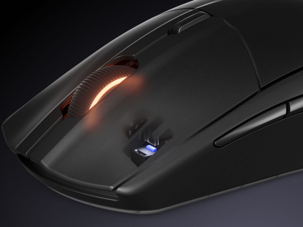 Mysz STEELSERIES Rival 3 Wireless Gen 2 widok mechanicznego przełącznika do 60 milionów kliknięć długa żywotność