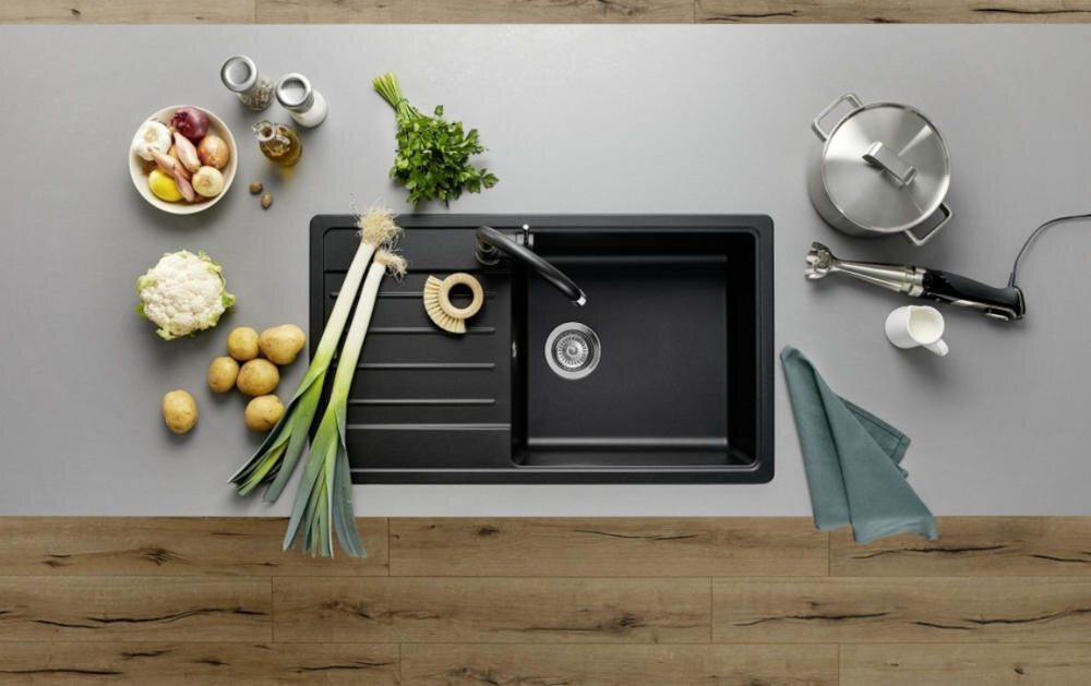 BLANCO Legra XL 6 S 526087 elegancki design proste linie kolorystyka ozdoba tradycyjna nowoczesna kuchnia