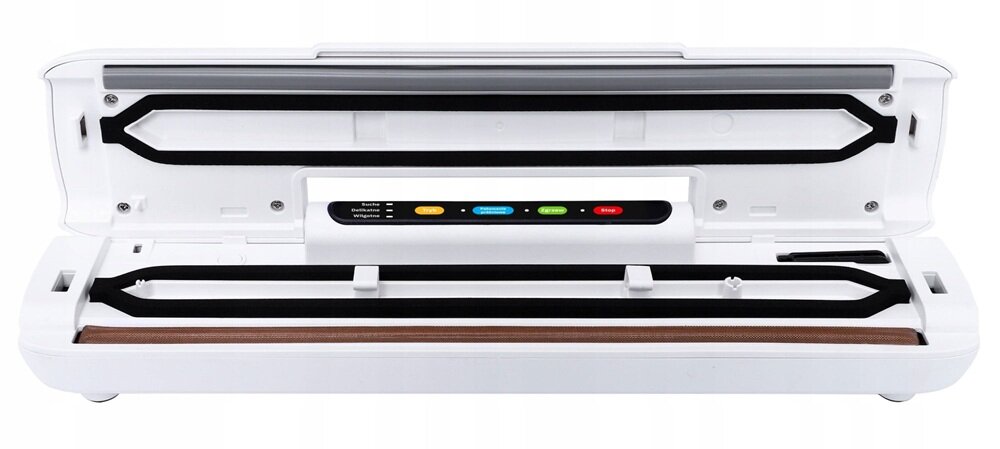 Zgrzewarka próżniowa WEBBER V168B system one touch, intuicyjne menu, wbudowany schowek z nożykiem