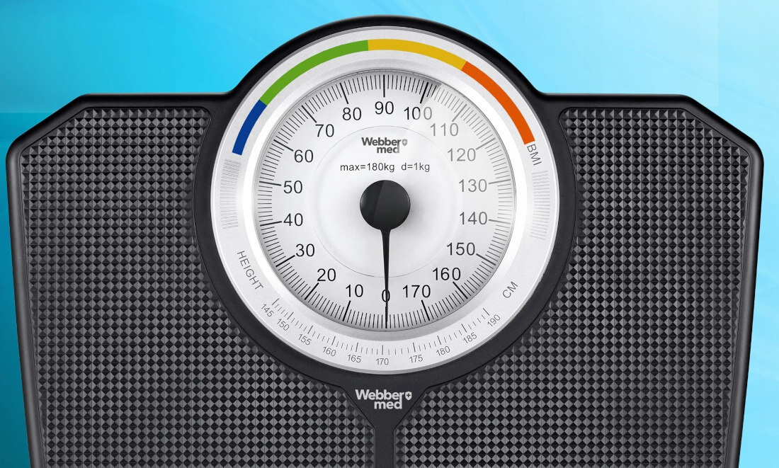 Waga łazienkowa WEBBERMED DT605T Kontrola wagi całej rodziny Udźwig do 180 kg Wbudowana funkcja pomiaru BMI kontrola wskaźnik masa praktyczne wsparcie