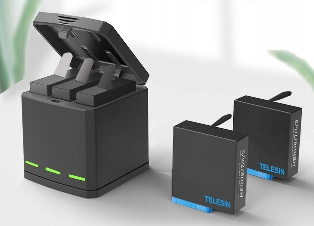 Zestaw do GoPro 5-6-7-8 TELESIN GP-BNC-801    kv początek opisu