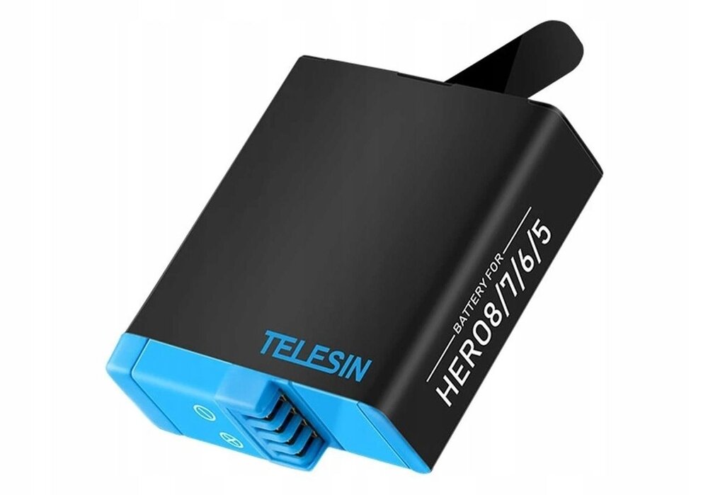 Zestaw do GoPro 5-6-7-8 TELESIN GP-BNC-801 akumulator   