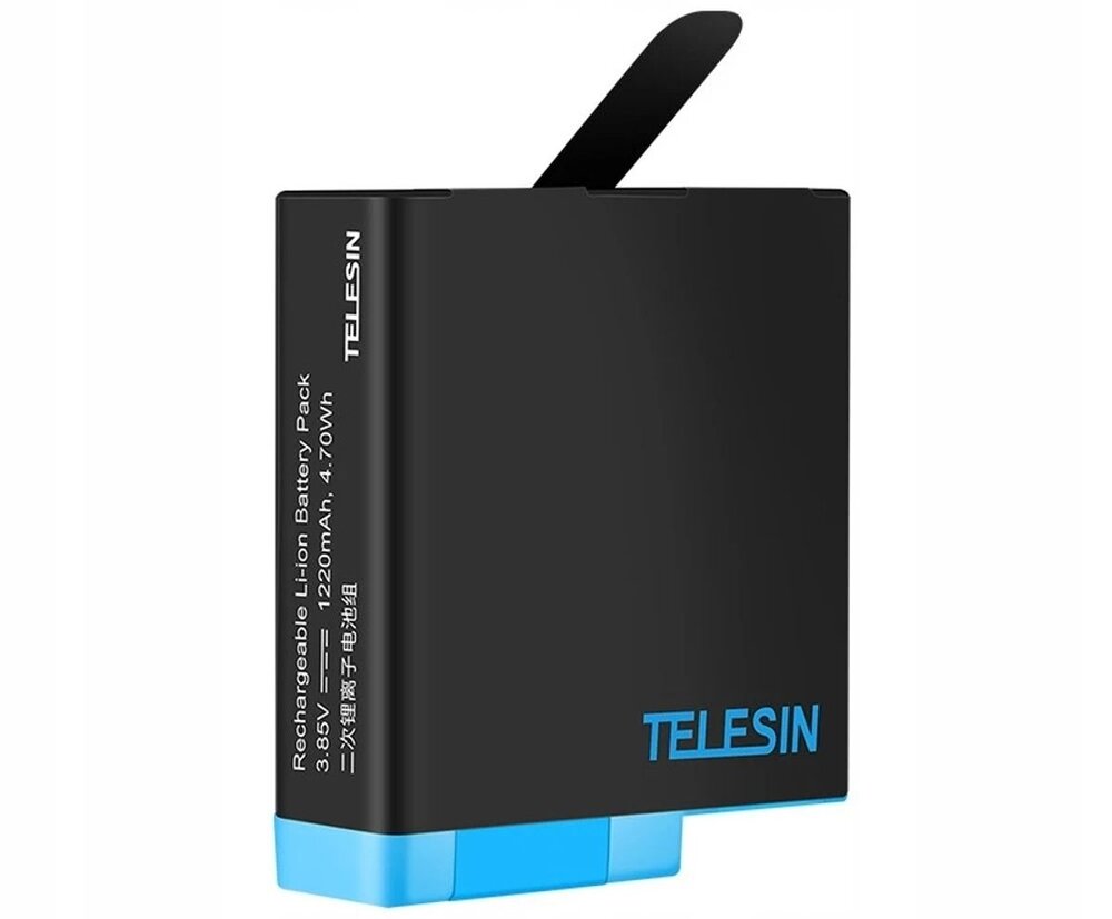 Zestaw do GoPro 5-6-7-8 TELESIN GP-BNC-801 konstrukcja akumulator  