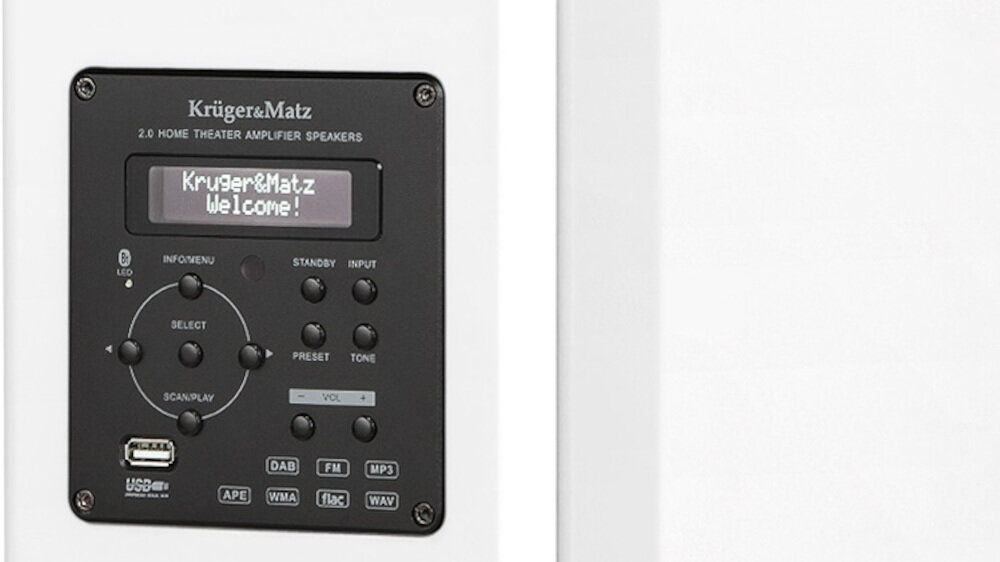 Kolumny głośnikowe KRUGER&MATZ Passion 2.0  - funkcjonalność