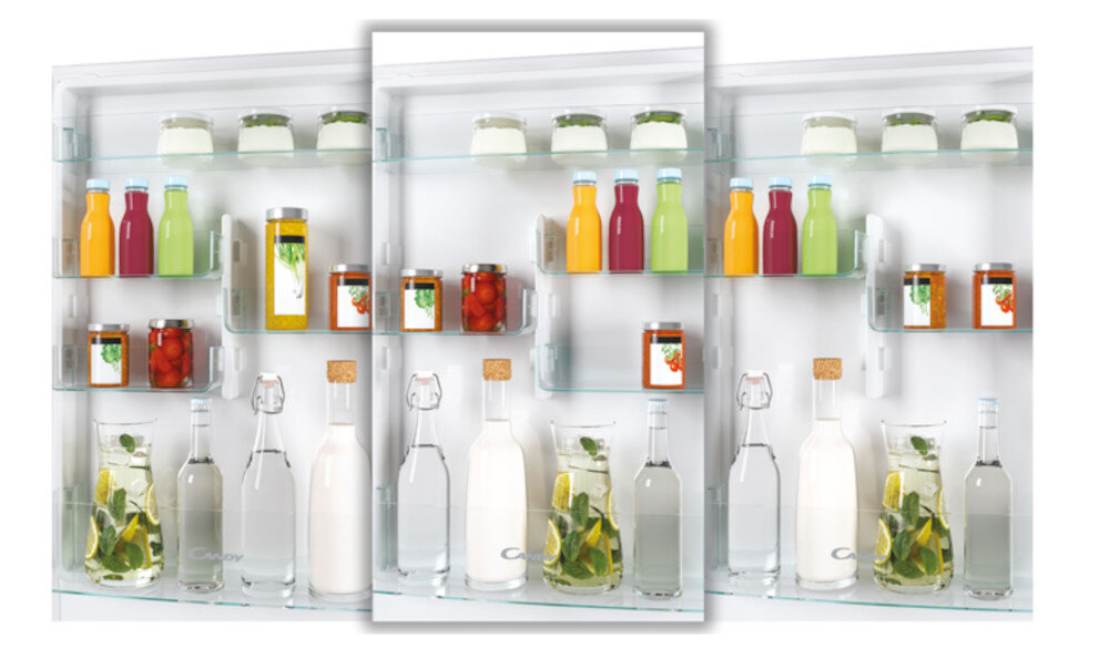 Lodówka CANDY CBL3518EVW balkoniki modułowe