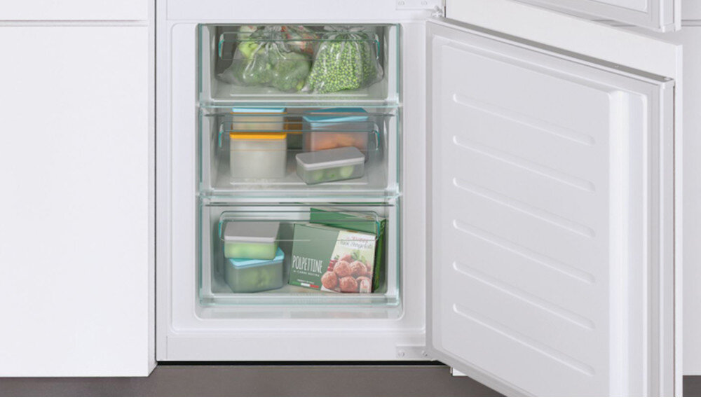 Lodówka CANDY CBL3518EVW szuflady zamrażarka