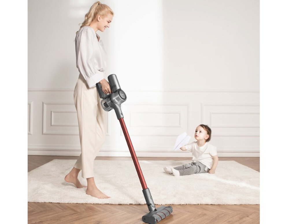 Odkurzacz DREAME V11 cichy wygluszczajaca pianka zoptymalizowany przeplyw powietrza ulepszona wentylacja uzytkowanie tryb ECO