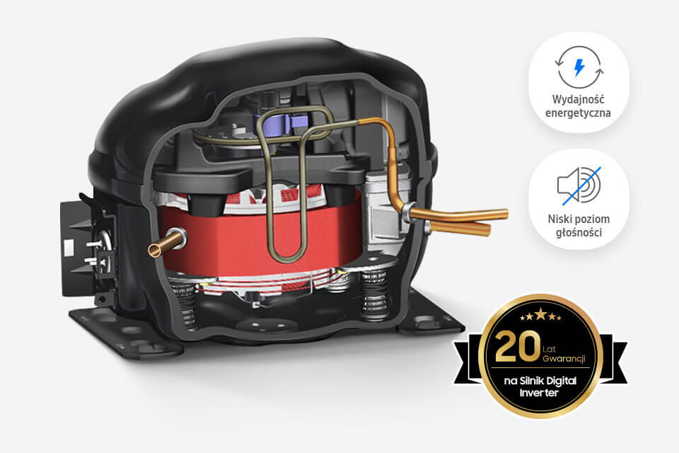 lodówka rb34c603cb1 z kompresorem z 20-letnią gwarancją lodówka rb34c603cb1 z kompresorem z 20-letnią gwarancją