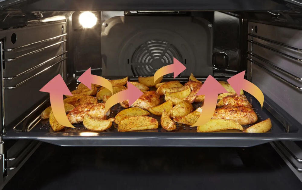 GORENJE MEKIS6101I chrupkie smażone jedzenie kalorie pieczenie gorące powietrze tłuszcz chrupiąca skórka air fry