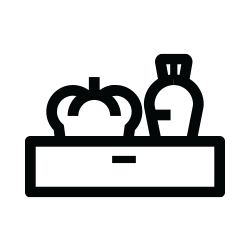 Szuflada Humidity Fresh+ przedstawiona na ikonce Szuflada Humidity Fresh+ przedstawiona na ikonce