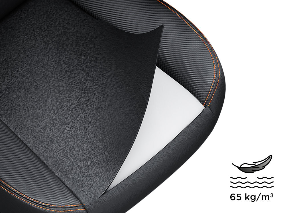 ANDA SEAT Kaiser 4 XL pianki Memory Foam gęstości 65 kg/m³ Nie odkształca się z upływem czasu