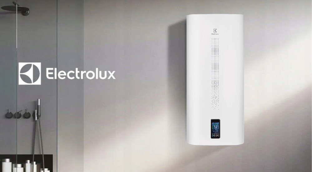 BOJLER ELEKTRYCZNY ELECTROLUX EWH50SIEEC stal emaliowana kolor biały pojemność 50 litrów wymiary 970 x 435 x 260 mm
