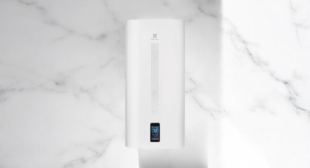 BOJLER ELEKTRYCZNY ELECTROLUX EWH50SIEEC pojemność 100 litrów moc 2000 W stal emaliowana niezawodność funkcjonalność kolor biały minimalna ilość miejsca przestrzeń uniwersalność model pionowy odporny na korozję