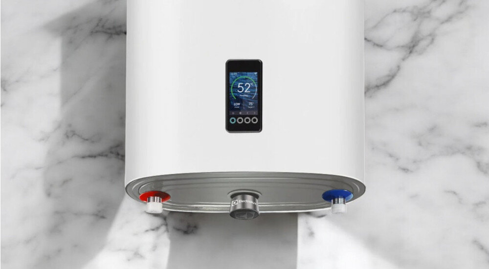 BOJLER ELEKTRYCZNY ELECTROLUX EWH50SIEEC Cyfrowy wyświetlacz ekran sterowanie funkcje ustawienia kontrola temperatury funkcje regulacja