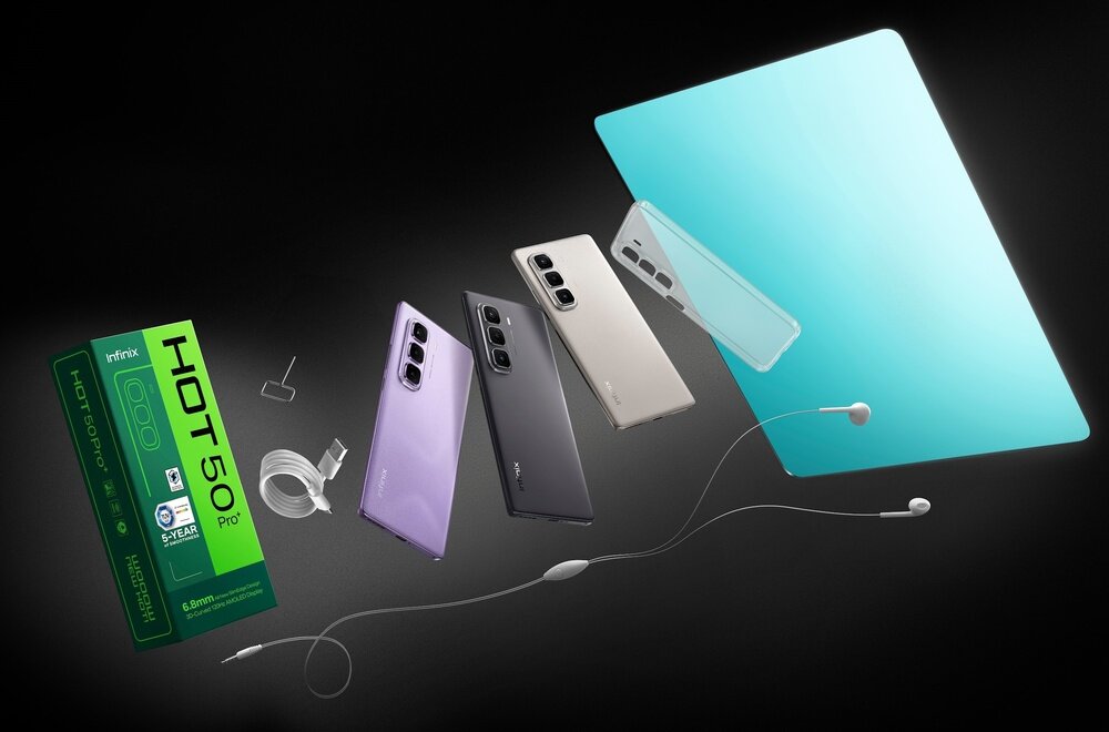 Smartfon INFINIX Hot 50 Pro+ Zawartość pudełka