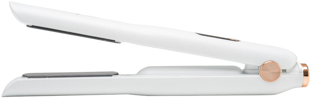 Prostownica bezprzewodowa BEAUTYME HS707W Biały 180 stopni równomierne rozprowadzanie ciepła naturalny pomysł redukcja łamania mniejsze przesuszenie płytki ceramiczne powłoka keratynowa